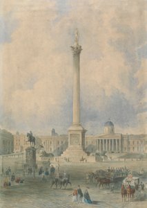 Plac Trafalgarski autorstwa George Hawkins