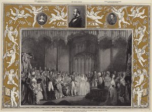 Ślub królowej Wiktorii i księcia Alberta Sachsen-Coburg i Gotha w Pałacu św Jakuba, 10 lutego 1840