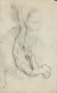 Leżąc nago autorstwa George Hendrik Breitner (signed by artist)