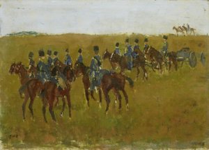 Artyleria na manewrze autorstwa George Hendrik Breitner