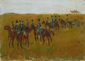 Artyleria na manewrach autorstwa George Hendrik Breitner