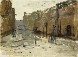 Praca w Rotterdamie autorstwa George Hendrik Breitner