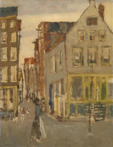 Lauriergracht przy Tweede Laurierdwarsstraat autorstwa George Hendrik Breitner