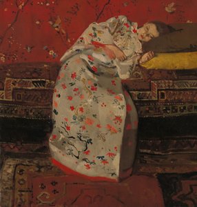 niderlandzki: Meisje in witte kimono Dziewczyna w białym kimonie autorstwa George Hendrik Breitner