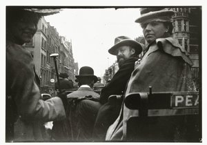 George Breitner i Marius Bauer w powozie w Londynie autorstwa George Hendrik Breitner