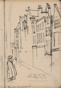 Widok na Buiten Dommersstraat w Amsterdamie autorstwa George Hendrik Breitner