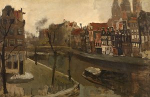 Prinsengracht w Amsterdamie autorstwa George Hendrik Breitner