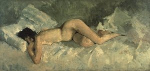 Leżący akt, ok. 1887