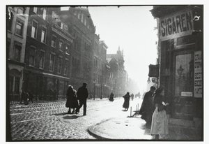 Widok ulicy w Rotterdamie autorstwa George Hendrik Breitner