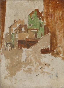Ulica w Montmartre, Paryż autorstwa George Hendrik Breitner