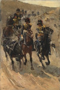 Żółte Jeźdźcy Artyleria konna autorstwa George Hendrik Breitner