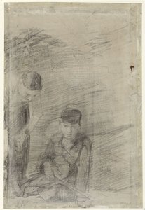 Dwóch chłopców grających autorstwa George Hendrik Breitner