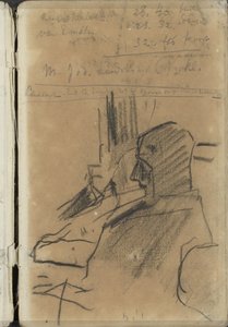 Dwóch siedzących mężczyzn autorstwa George Hendrik Breitner