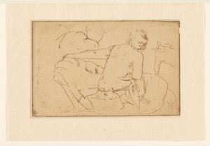 Siedząca kobieta półnaga autorstwa George Hendrik Breitner