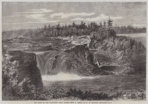 Wodospady Chaudiere, niedaleko Quebecu autorstwa George Henry Andrews