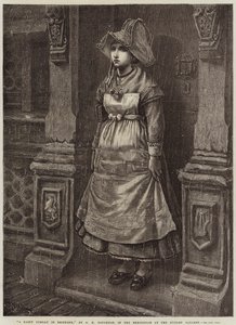 Deszczowa niedziela w Bretanii autorstwa George Henry Boughton