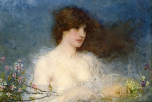 Wiosenna sielanka autorstwa George Henry Boughton