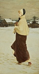 Priscilla autorstwa George Henry Boughton