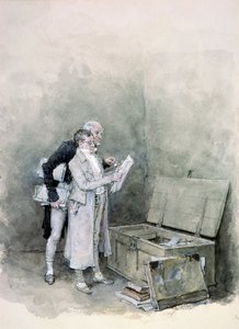 Skrzynia z aktami autorstwa George Henry Boughton