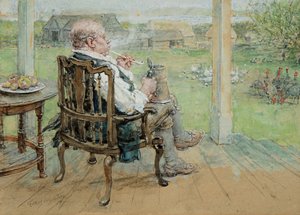 Nieznany obraz autorstwa George Henry Boughton