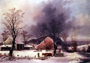 Powrót na farmę autorstwa George Henry Durrie