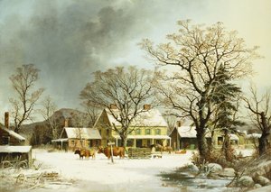 Siedem mil do Salem, 1863 autorstwa George Henry Durrie