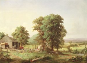 Letni krajobraz, 1862 autorstwa George Henry Durrie