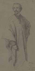 Autoportret, 1870 (grafit na brązowym papierze tkanym)