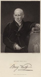 Portret Benjamina Westa autorstwa George Henry Harlow