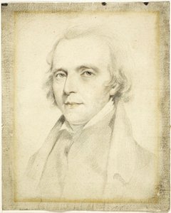 Portret Johna Flaxmana, R.A. autorstwa George Henry Harlow