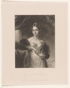 Portret van Maria Anne Ashley Hon. Pani Ashley (tytuł na obiekcie)