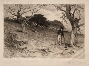 Stary sad Nowej Anglii, 1883.