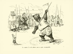 Numer 2 był podziwiany za swój niezrównany wdzięk (litho) autorstwa George Henry Thompson