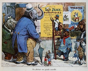 Igrzyska Olimpijskie Zwierząt, c.1910 (kolor lito)
