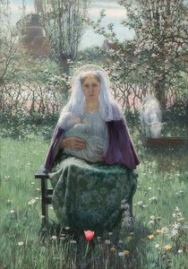 Matka Najświętsza. 1892 autorstwa George Hitchcock