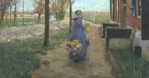 Dziewczyna z kwiatów w Holandii, 1887