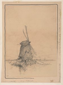 Wiatrak na drodze autorstwa George Hitchcock