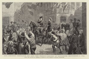 Cesarz Napoleon III i książę małżonek w Boulogne, 7 września 1854 r. autorstwa George Housman Thomas
