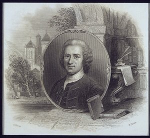 Portret Jean Jacques Rousseau (1712-78), grawerowany przez Williama Findena (1787-1852) autorstwa George Howse