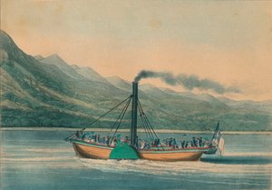 Podróż w górę Loch Lomond, 1825.