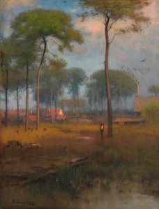 Wczesny poranek, Tarpon Springs autorstwa George Inness