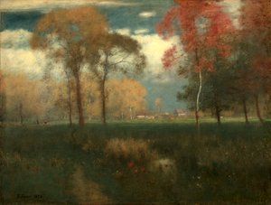 Słoneczny jesienny dzień, 1892. autorstwa George Inness
