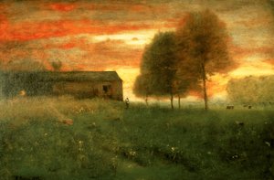 Zachód słońca, Montclair, 1892