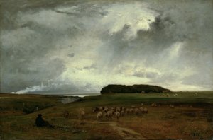 Burza autorstwa George Inness