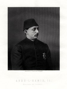 Abd-ul-Hamid II, ostatni sułtan Imperium Osmańskiego, XIX wiek.