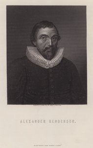 Alexander Henderson, szkocki teolog autorstwa George J. Stodart