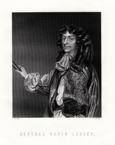 David Leslie, Lord Newark, oficer kawalerii i generał w angielskiej wojnie domowej, XIX wiek autorstwa George J. Stodart