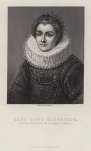 Lady Anna Mackenzie, hrabina Balcarres, a następnie Argyll autorstwa George J. Stodart