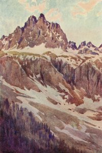 Aiguilles Rouges, majowy wieczór (kolor lito)