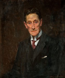 Portret Sir Johnstona Forbesa-Robertsona, 1900-1925. autorstwa George James Coates
